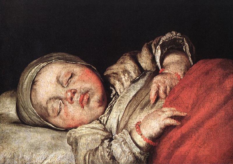 STROZZI, Bernardo Sleeping Child e Norge oil painting art